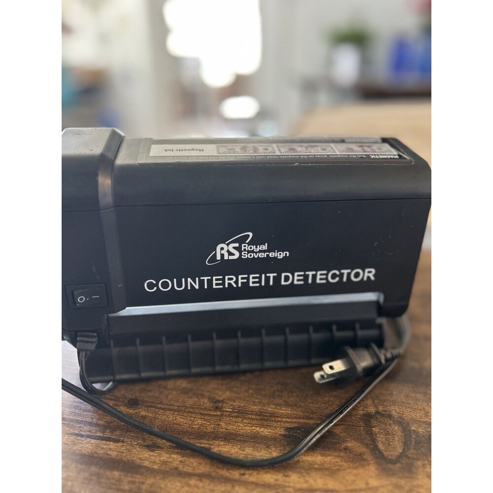 Counterfeit Money Detector Machine Royal Sovereign